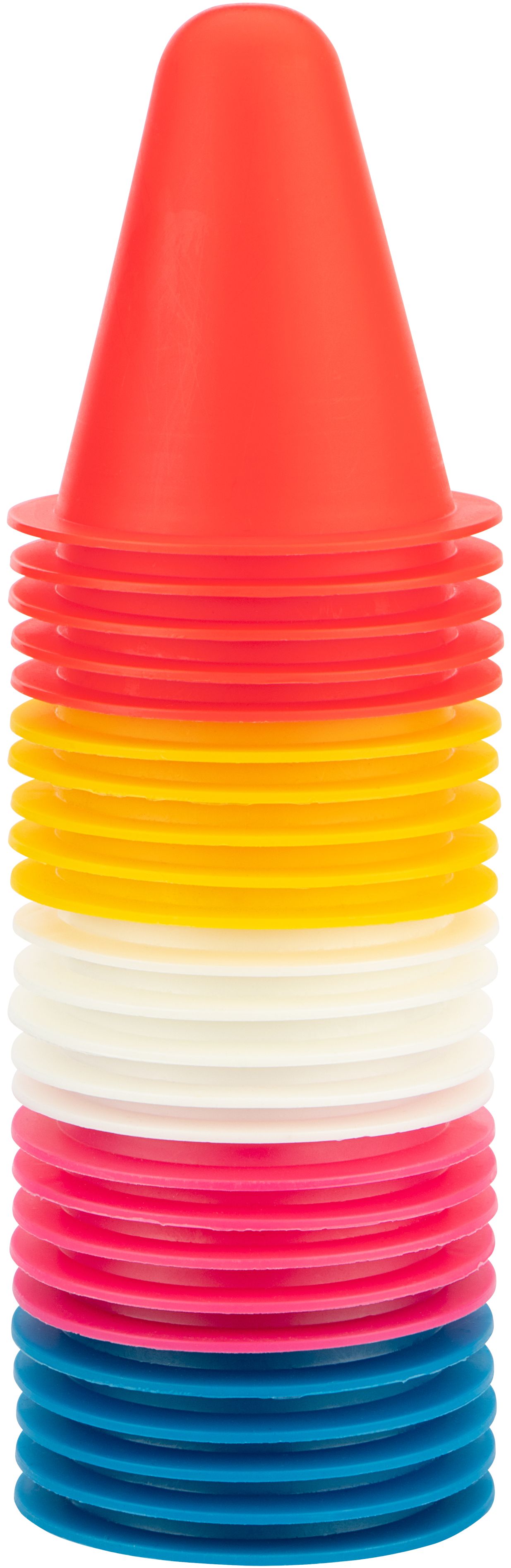 Mini Slalom cone set - 8 cm - 5x5 colours