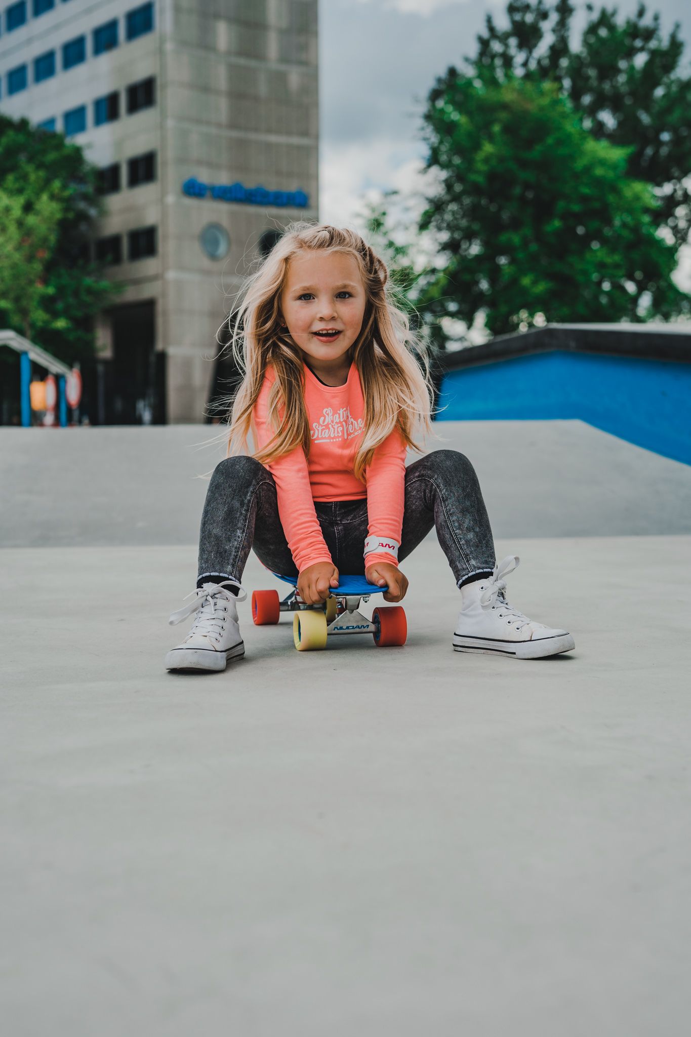 FlipGrip Skateboard Sailor Stroll vrolijkgekleurd blauw