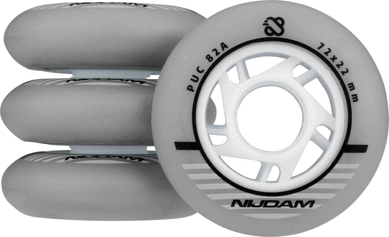 snijden meditatie spectrum Inline Skate Wielen Set - 72x22 mm - 4st - Silver | Uni | Zilver/Wit/Zwart  | N70FA06SLVUni