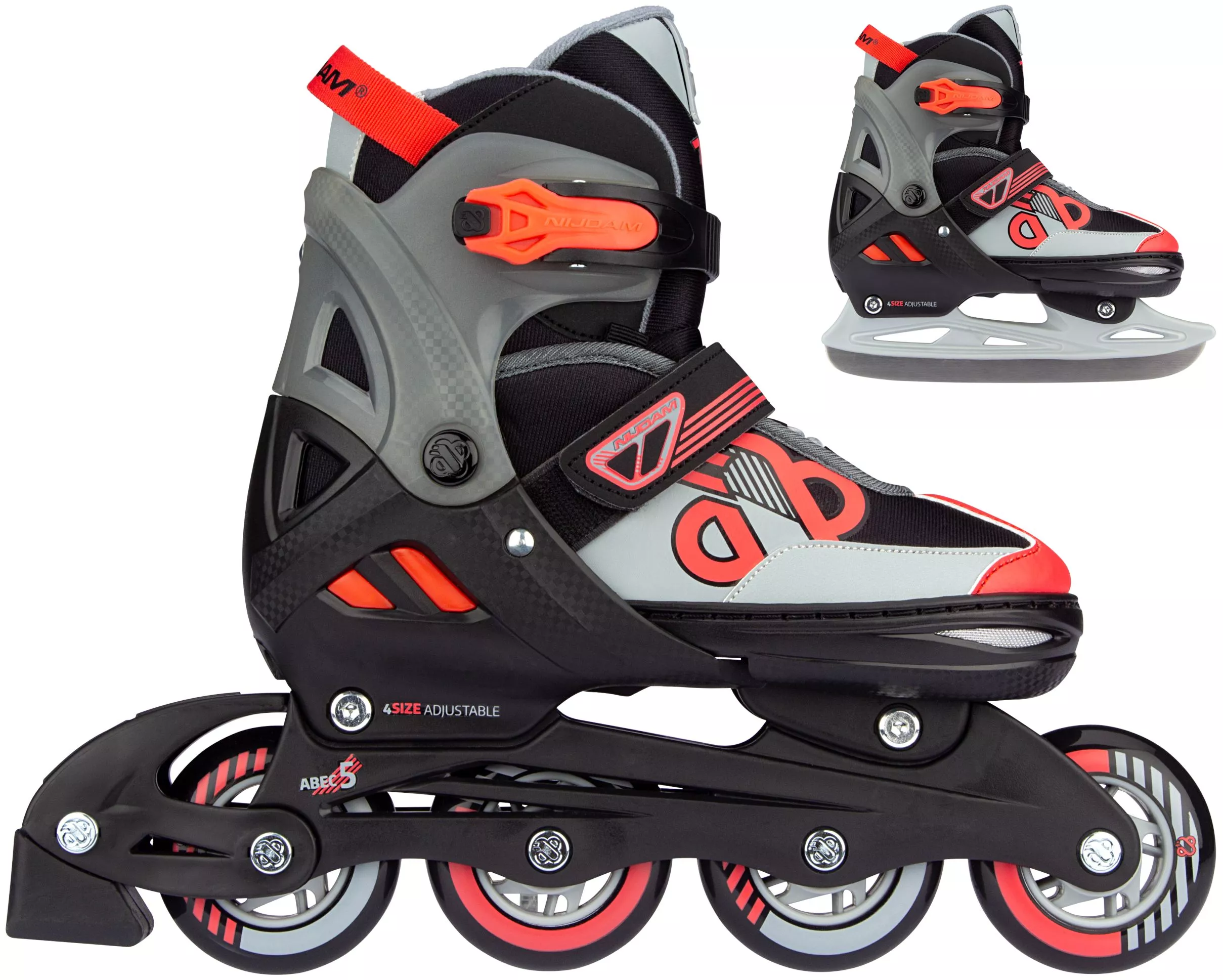 dubbel Het kantoor metalen Inline Skates & Rolschaatsen