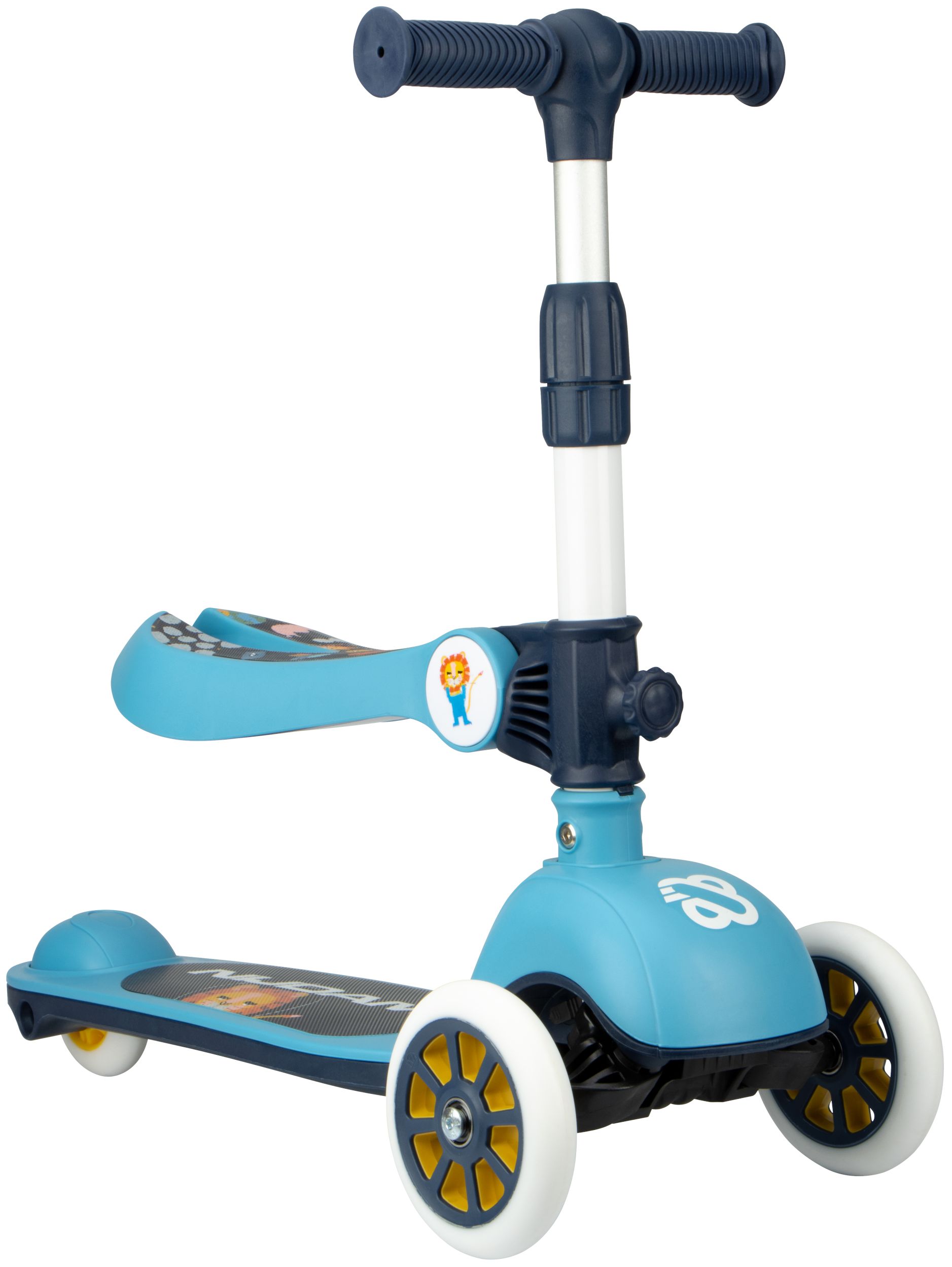 Driewieler Step met zitje Special Edition Guardian Rider blauw