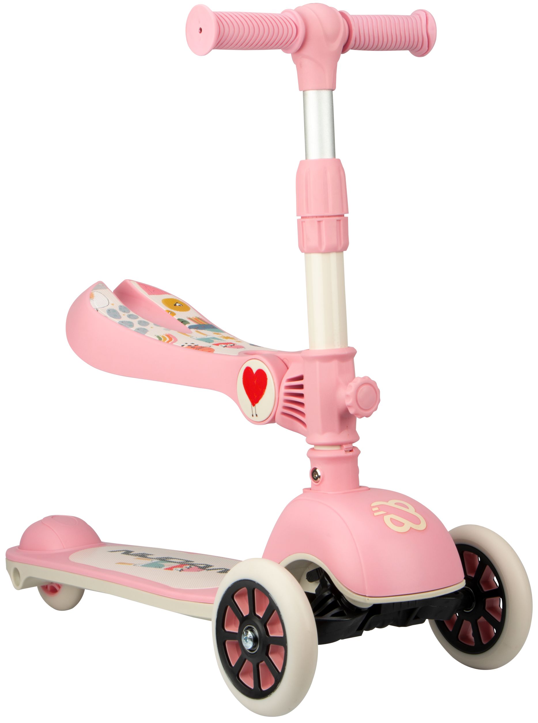 Driewieler Step met zitje Special Edition Celestial Rider roze