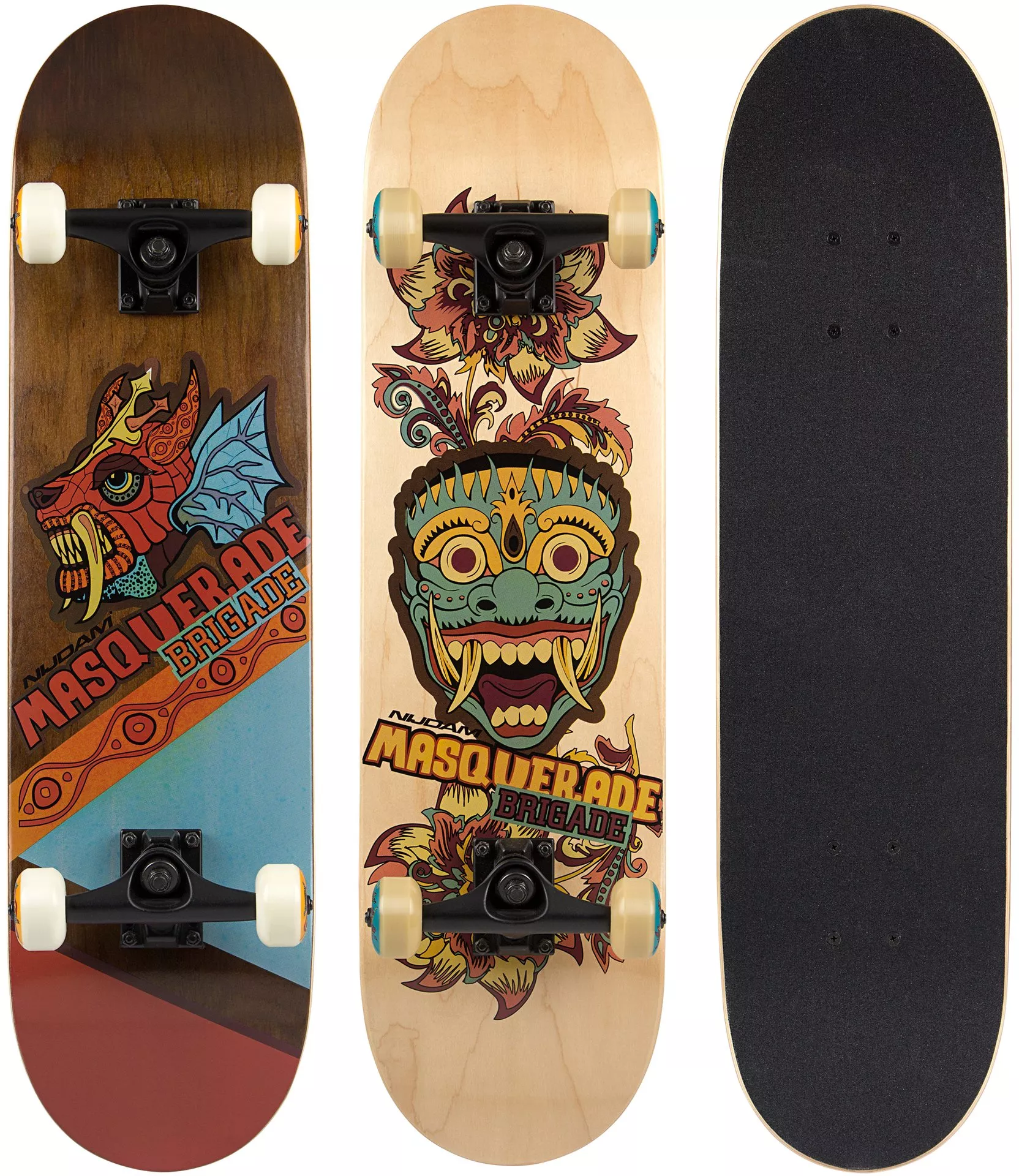 Mid-Level Skateboard Masquerade Brigade