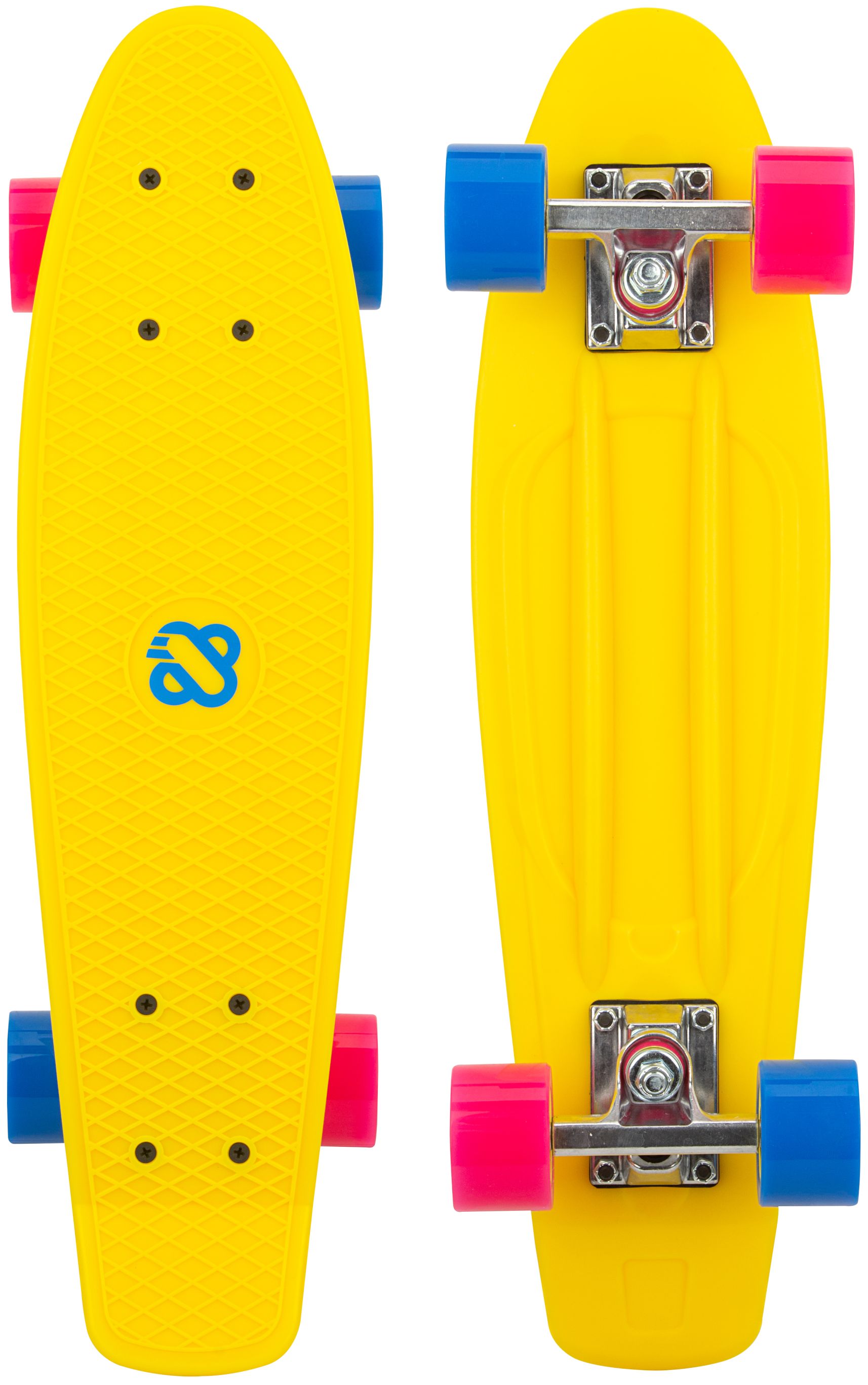 FlipGrip Skateboard Boulevard Trickster vrolijkgekleurd geel