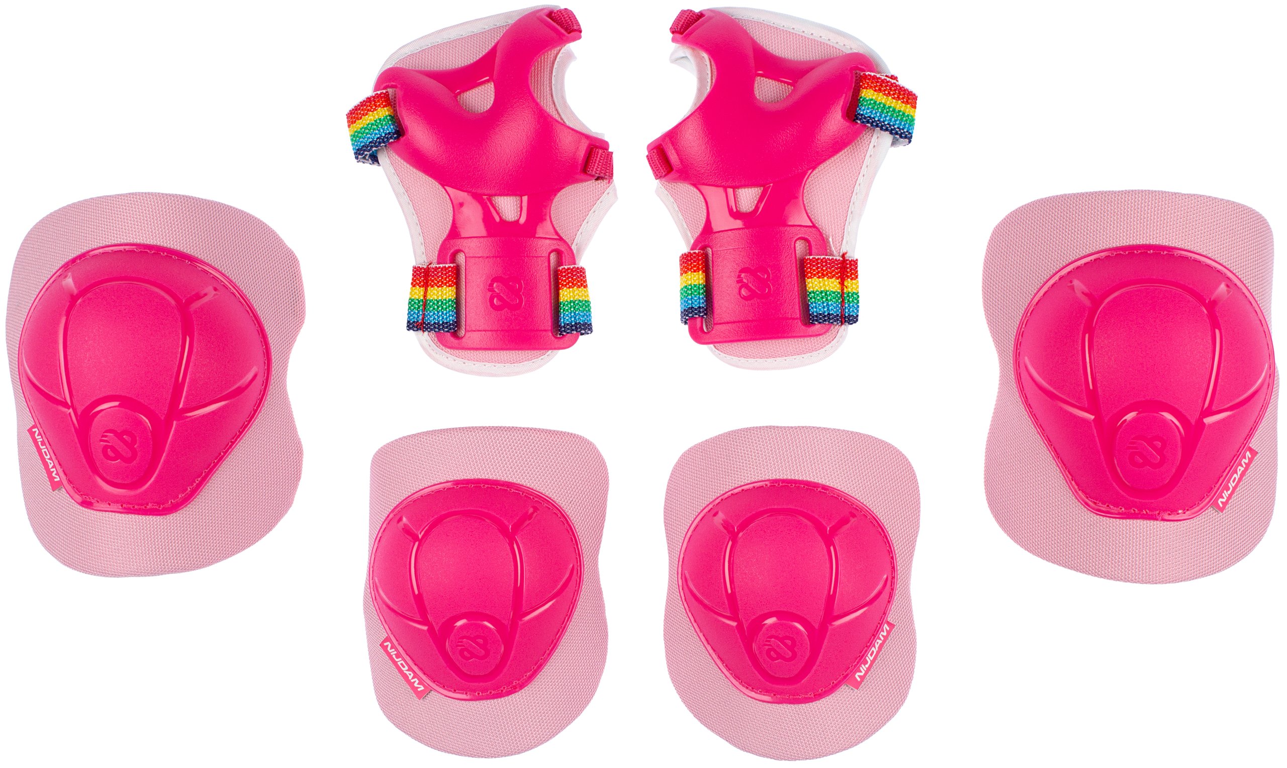 Skate Beschermset Kinderen - Pink Rainbows