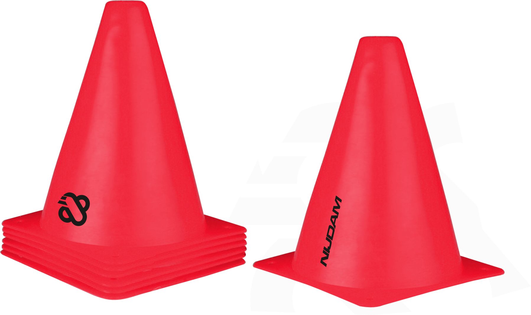 Slalom cone set - 23 cm - 6pcs