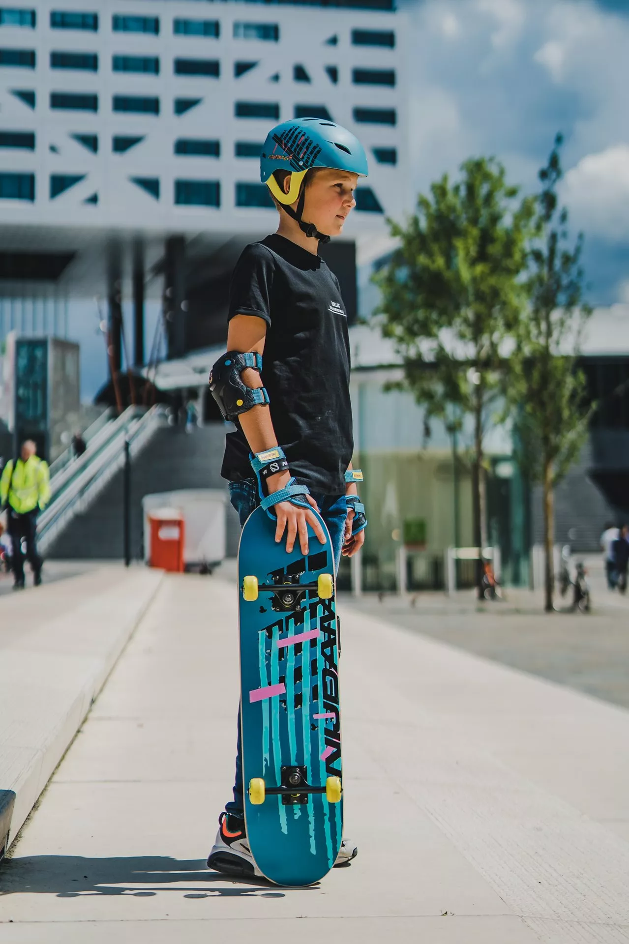 Novice Skateboard klassiek Special Edition Game Changer blauw