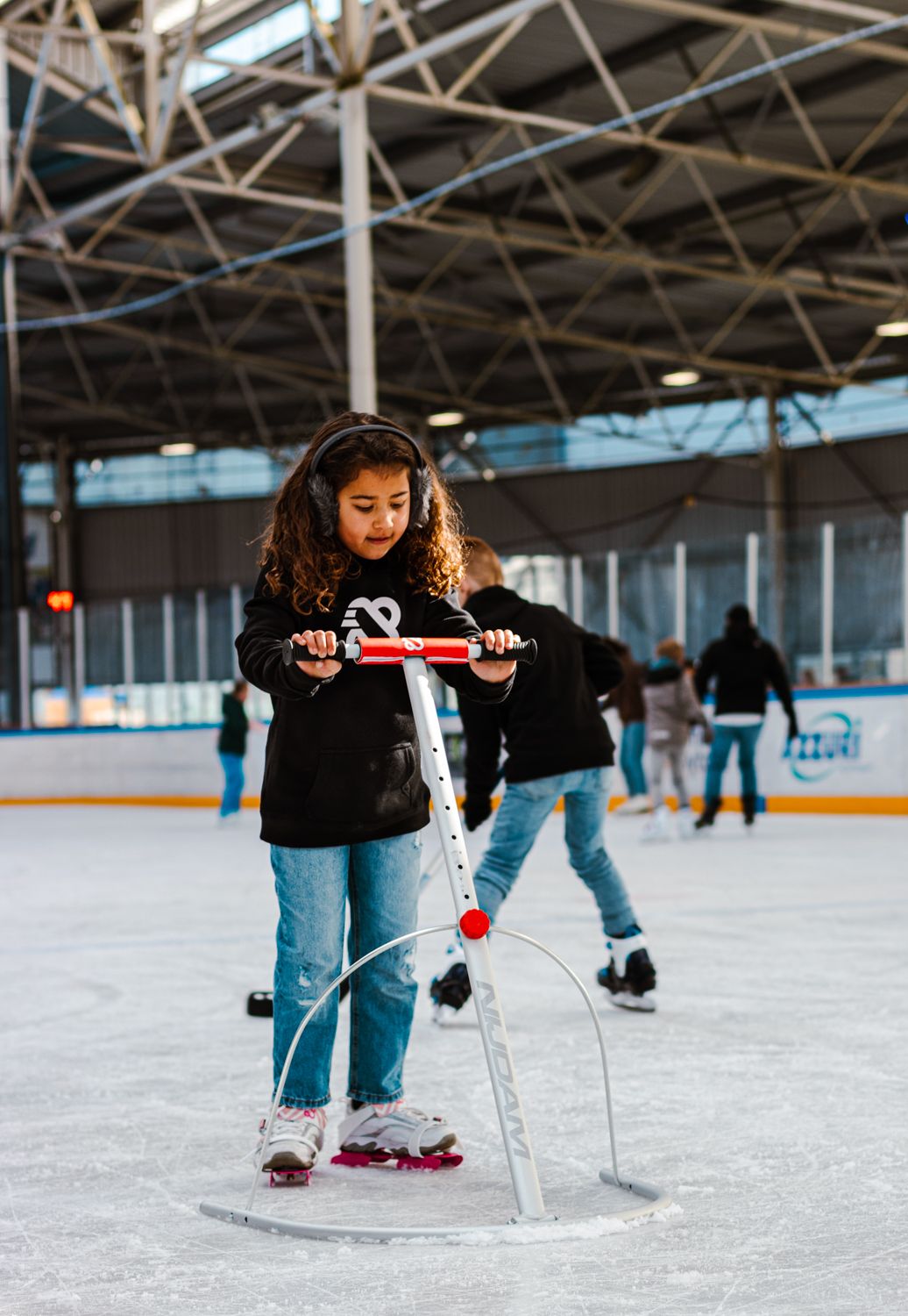 Ice Skate Aid Foldable - Silvery Glider