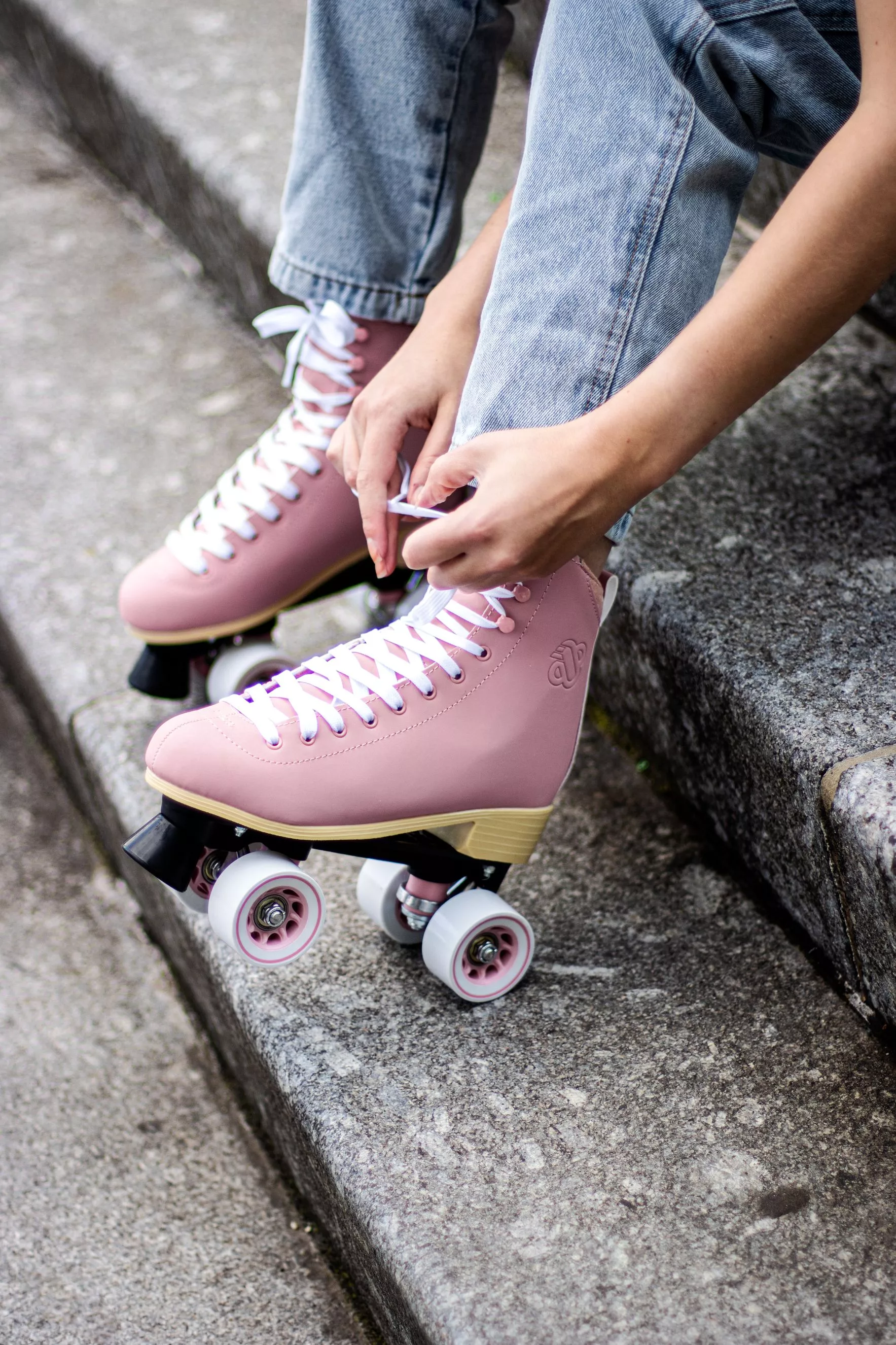 Rolschaats klassiek Candy Cakes roze