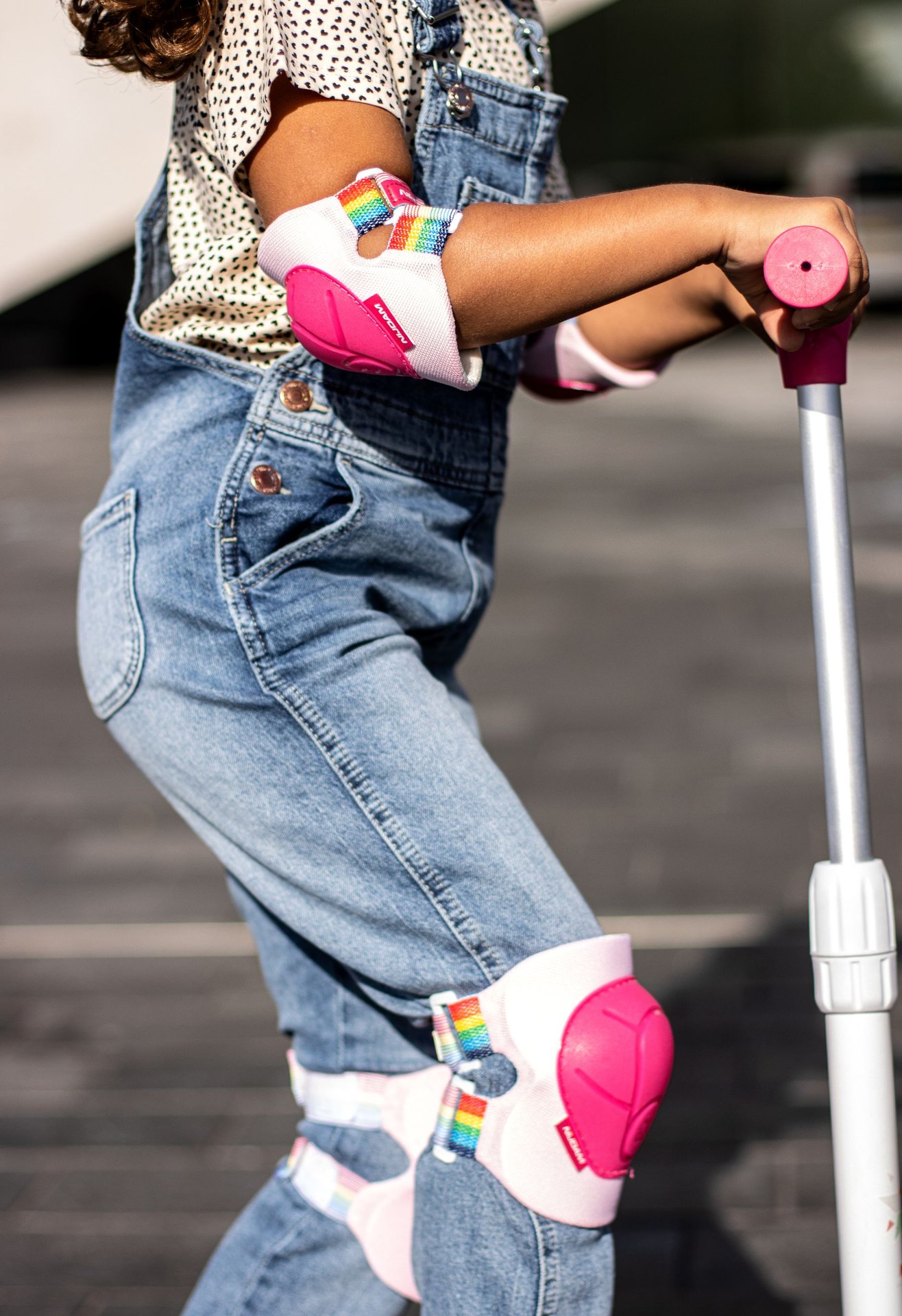 Skate Beschermset Kinderen - Pink Rainbows