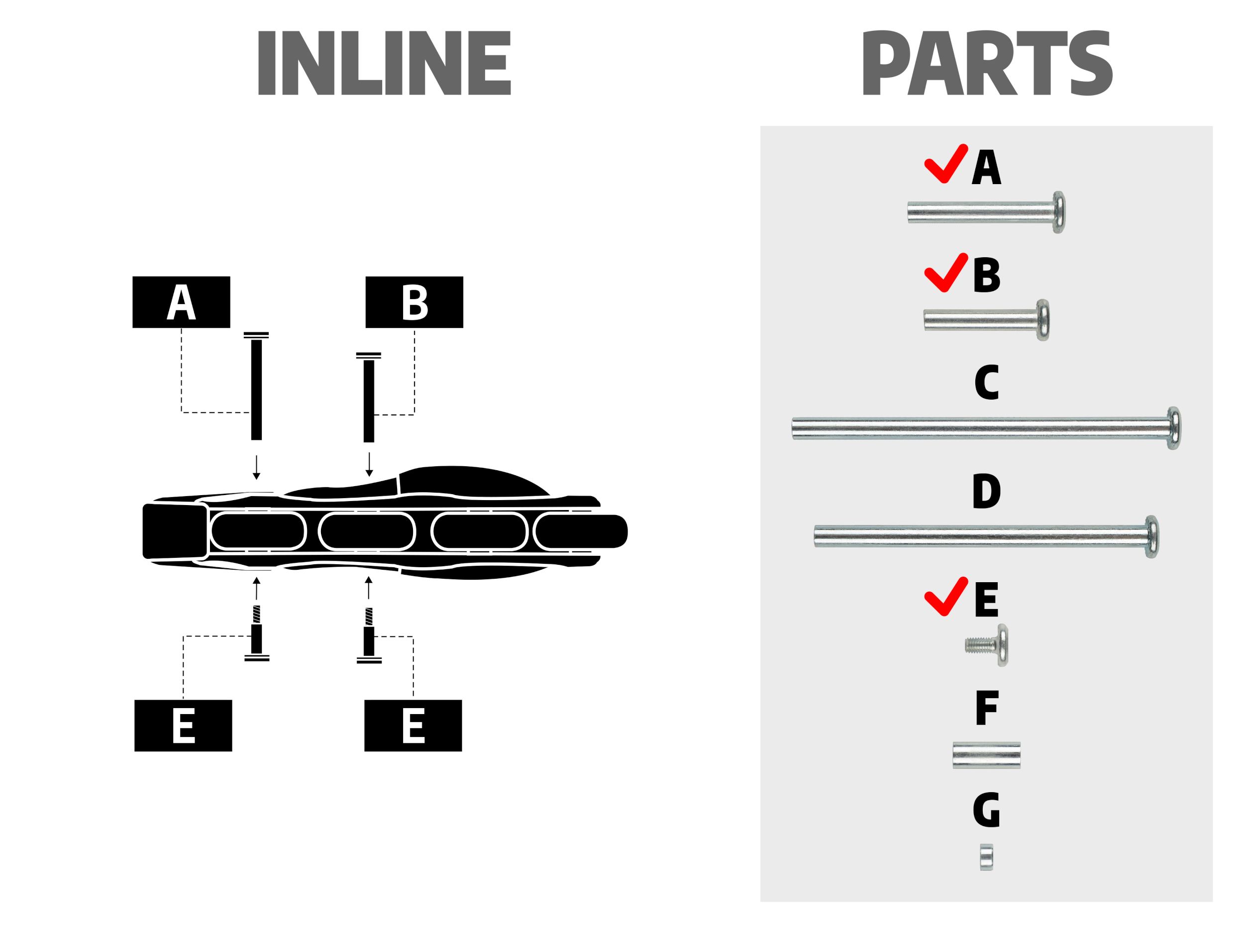 Assen Set Inline 3-in-1 